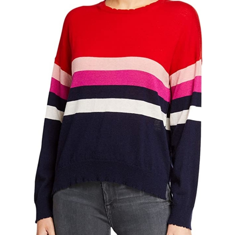 NWT Sundry striped cashmere sweater